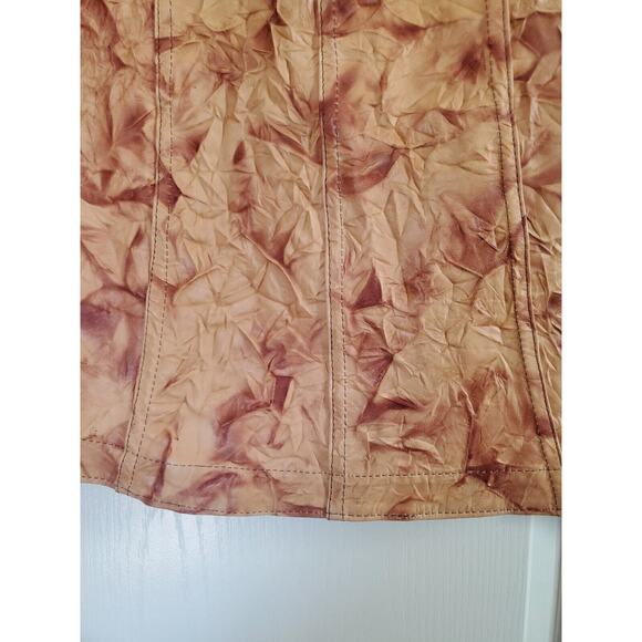 Authentic Unique Reversible Mexican Leather Textured Jacket NWT, Women's Medium - Picture 8 of 16